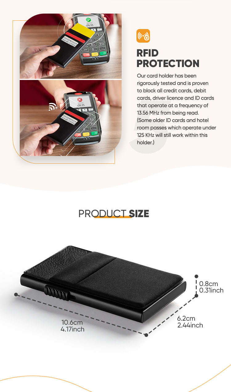 TVC330 - Aluminum Case Pop up Card Holder With Money Clip,TILONSTAR