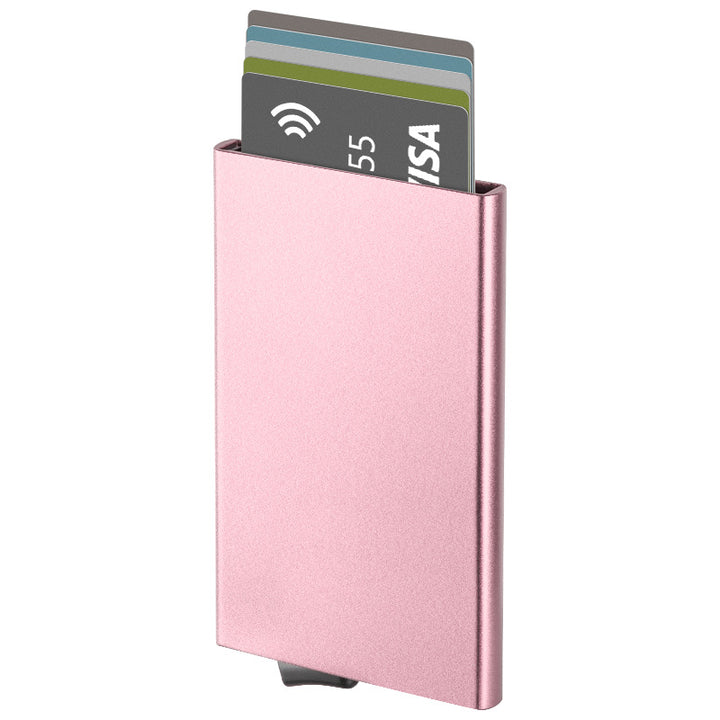 TVC100 Card Holder - RFID Aluminum Pop-up Light & Slim Design,TILONSTAR