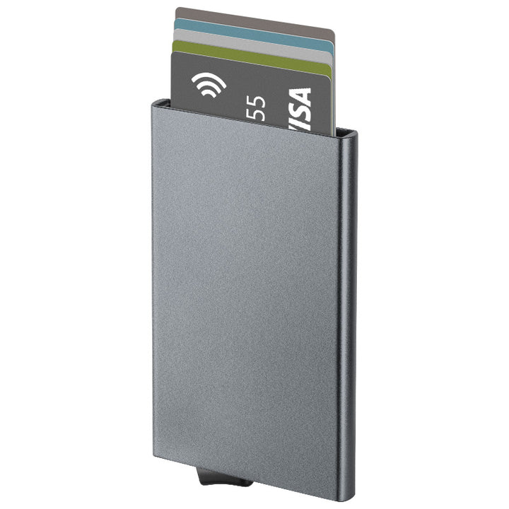 TVC100 Card Holder - RFID Aluminum Pop-up Light & Slim Design,TILONSTAR