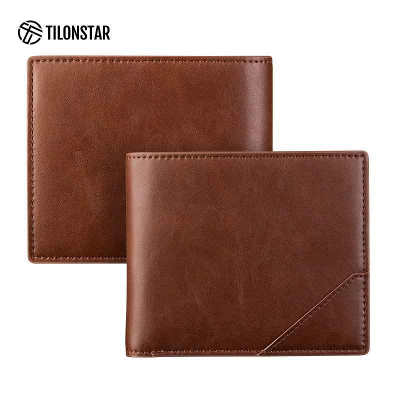 TVW133 - Leather Wallet with AirTag Slot,TILONSTAR