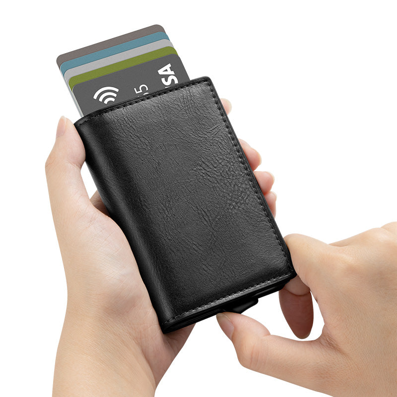 TVC200 Card Holder - Built-in Aluminum Card Holder with Back Slot Wallet,TILONSTAR