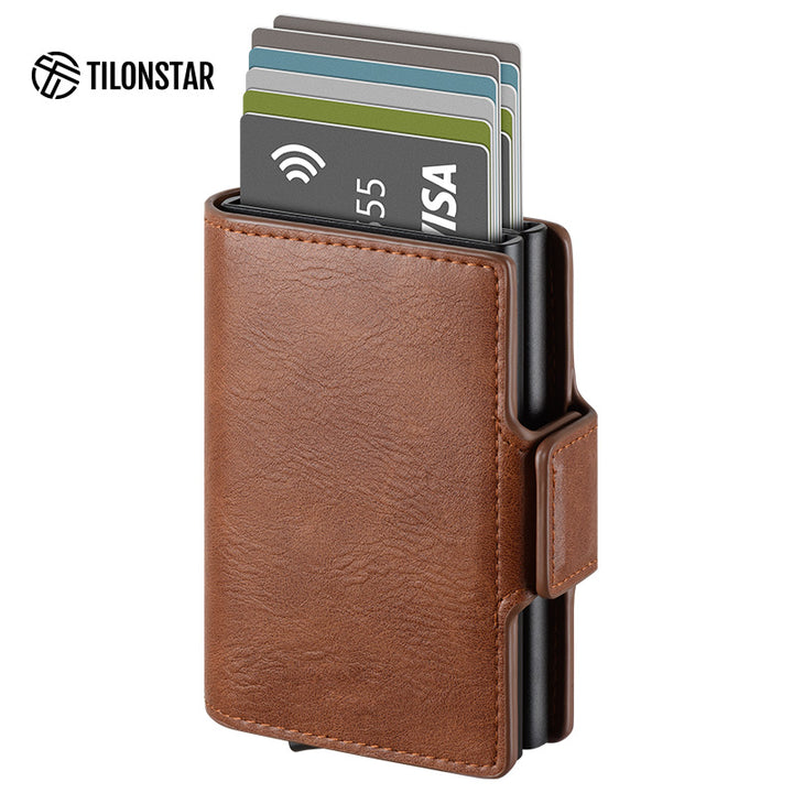 TVC200D Card Holder - Double Aluminum Card Case For More Storage Wallet,TILONSTAR