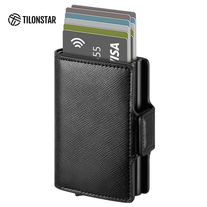 TVC200D Card Holder - Double Aluminum Card Case For More Storage Wallet,TILONSTAR