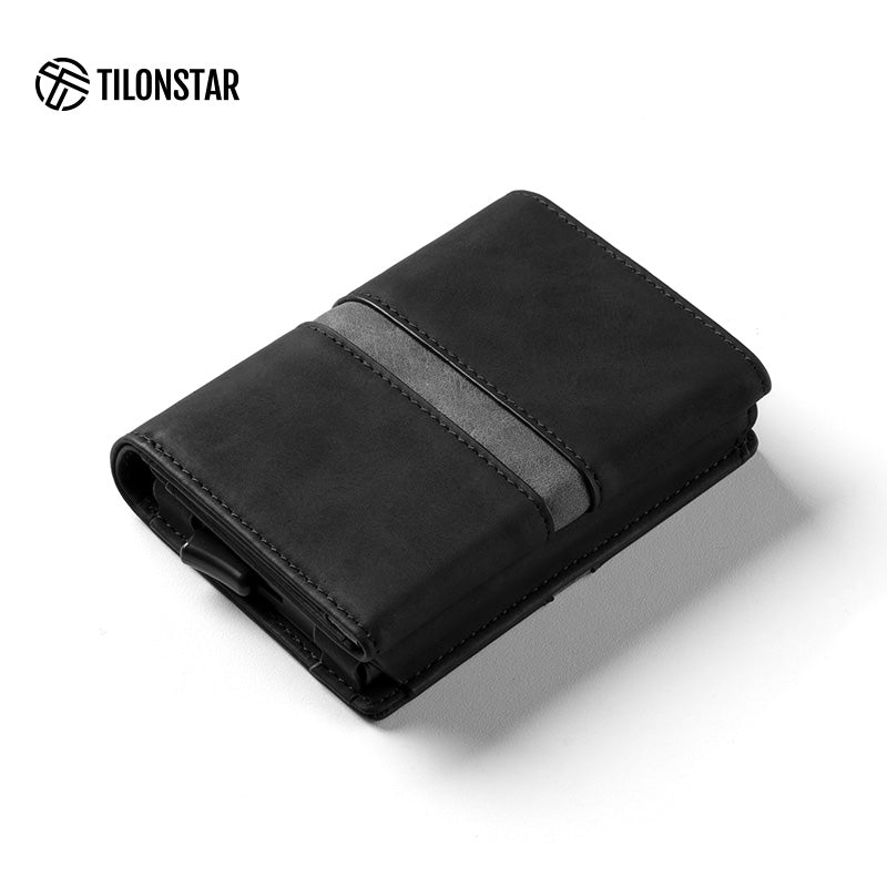 TVC125 Card Holder - Minimalist Pop Up Wallet For Cash & Card,TILONSTAR
