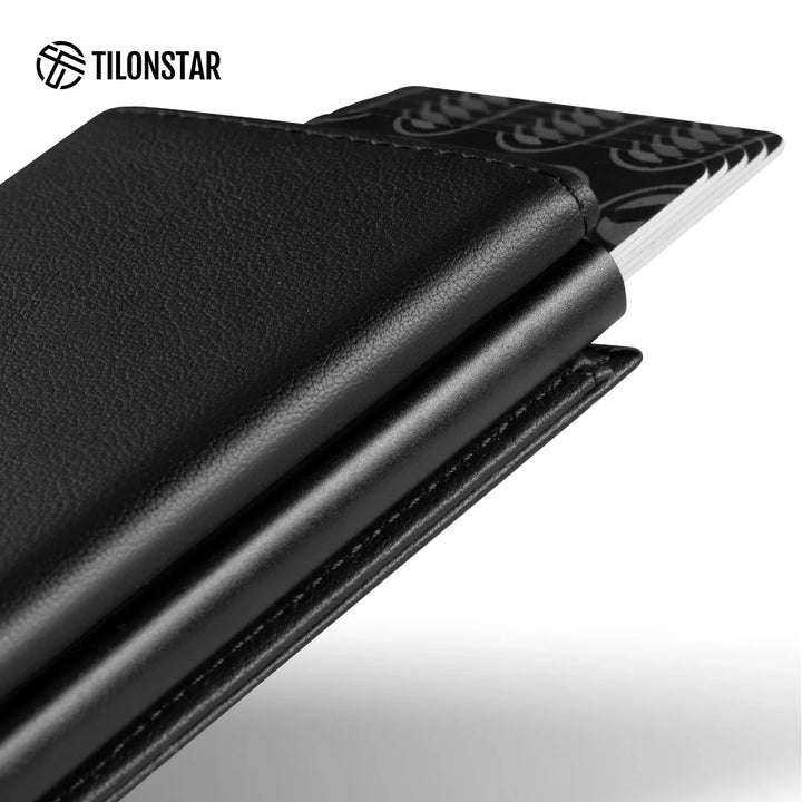 TVC203P - Genuine Leather Card Holder Pop Up Wallet,TILONSTAR