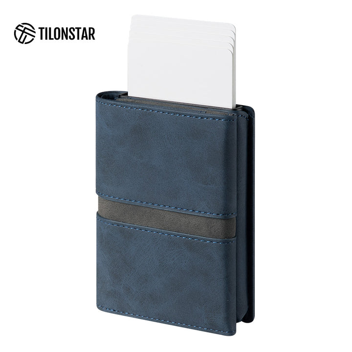 TVC125 Card Holder - Minimalist Pop Up Wallet For Cash & Card,TILONSTAR