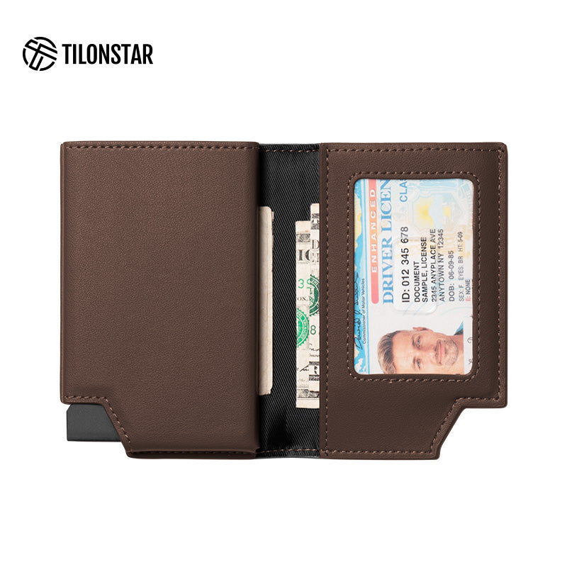 TVC502 - Patented Pop Up Card Holder with Banknote Compartment