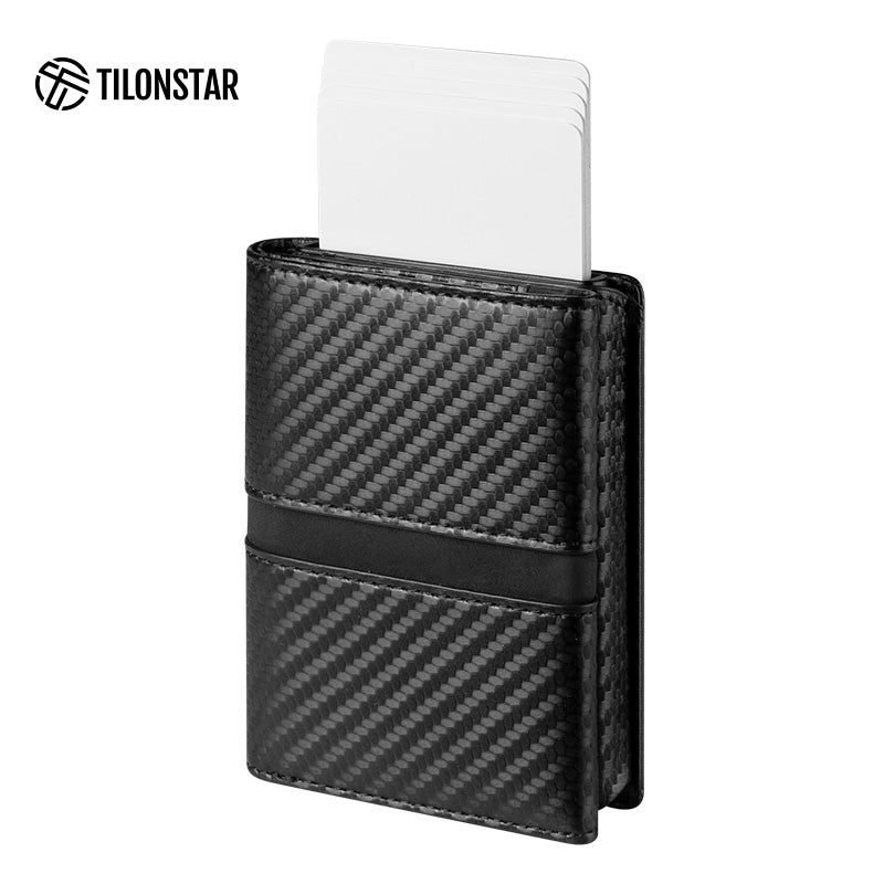TVC125 Card Holder - Minimalist Pop Up Wallet For Cash & Card,TILONSTAR