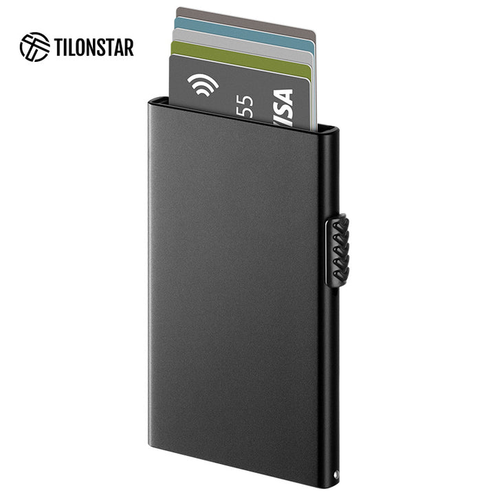 TVC300 - Side Slider Mechanism Light Slim Pop Up Aluminum Card Holder