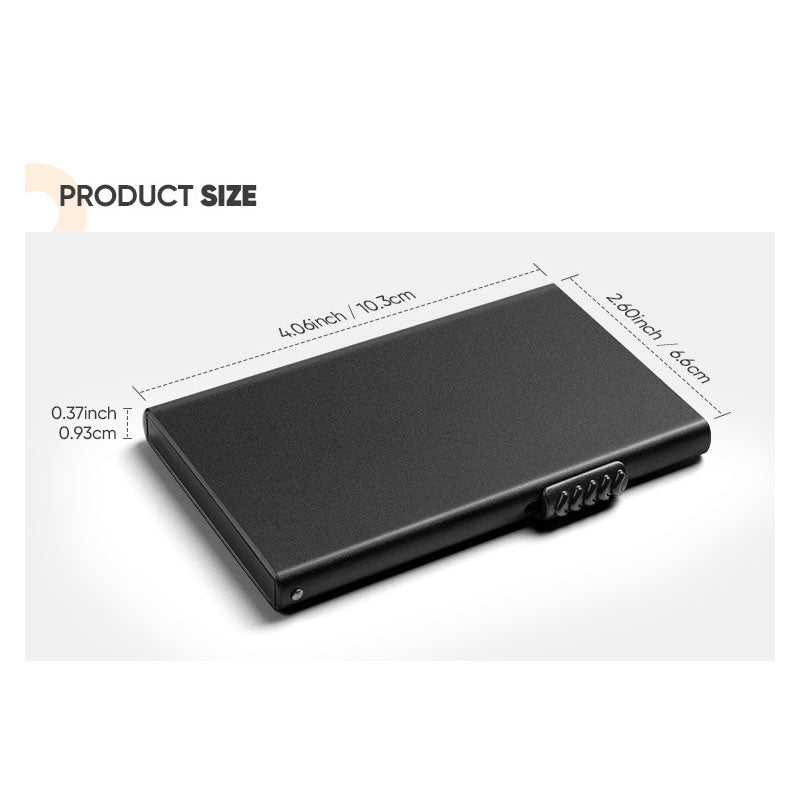 TVC300 - Side Slider Mechanism Light Slim Pop Up Aluminum Card Holder