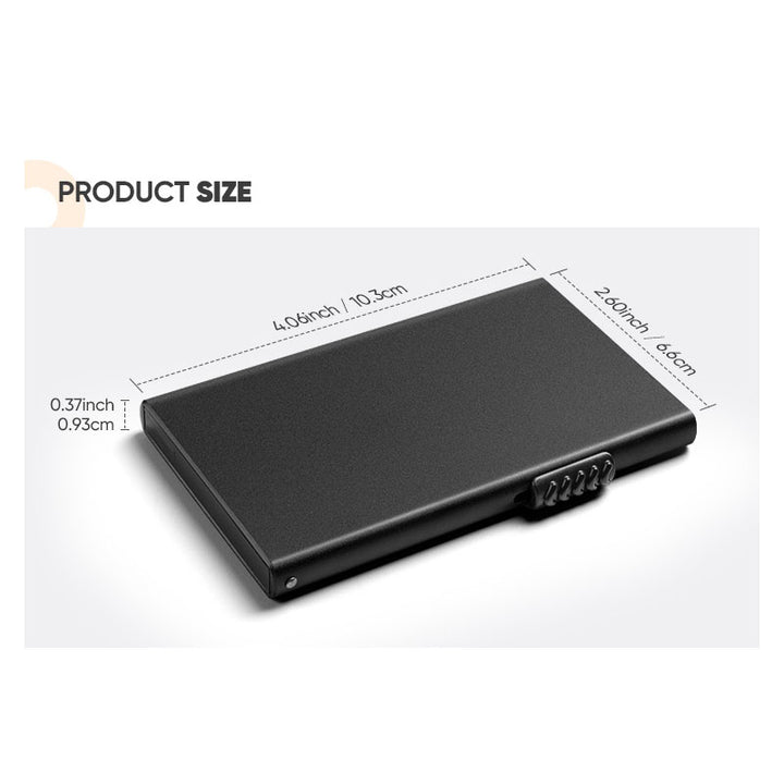 TVC300 - Side Slider Mechanism Light Slim Pop Up Aluminum Card Holder