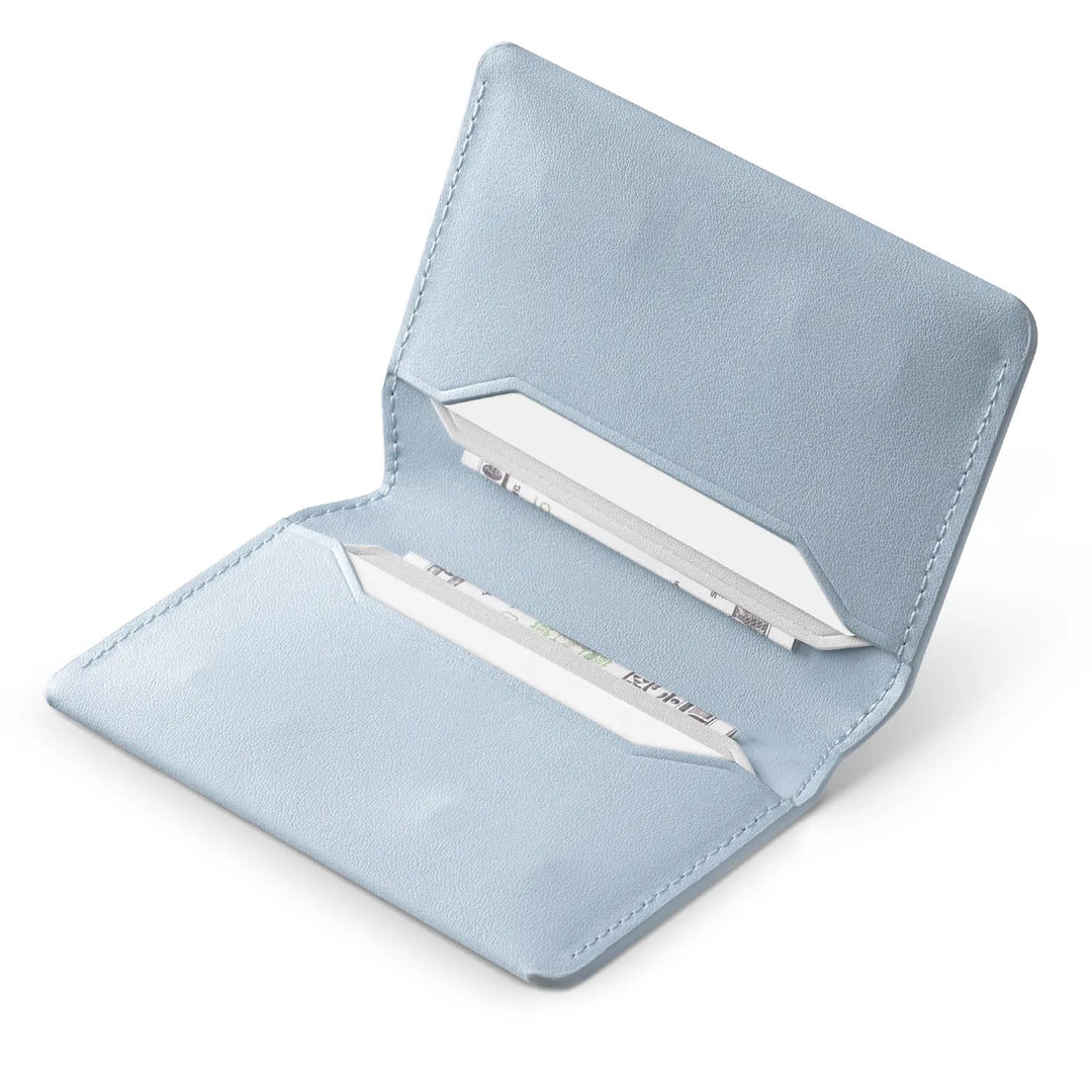 TVW109 - Slim RFID Blocking Leather Card Holder with Magnetic Closure