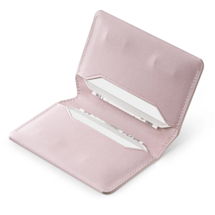 TVW109 - Slim RFID Blocking Leather Card Holder with Magnetic Closure