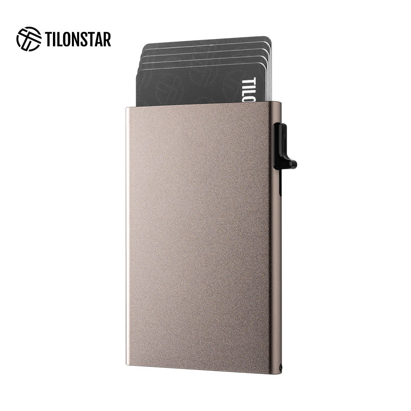 TC101 - Aluminum Pop Up RFID Credit Card Holder