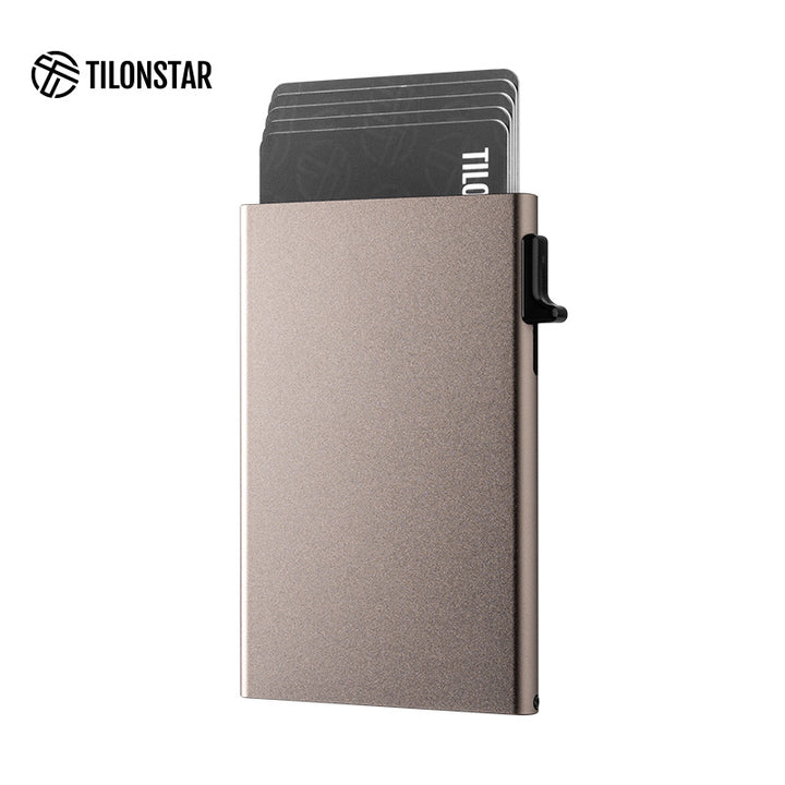 TC101 - Aluminum Pop Up RFID Credit Card Holder