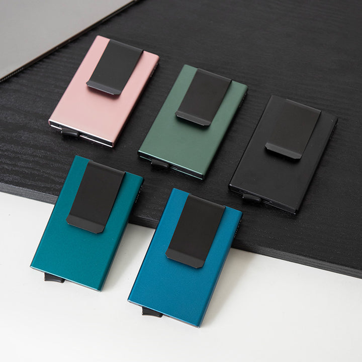 TVC100c Card Holder - Aluminum RFID Blocking Pop Up With Money Clip,TILONSTAR