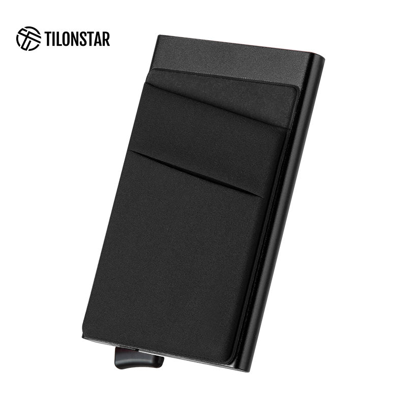 TVC104 Card Holder - Aluminum Pop Up Wallet With Money Pocket,TILONSTAR