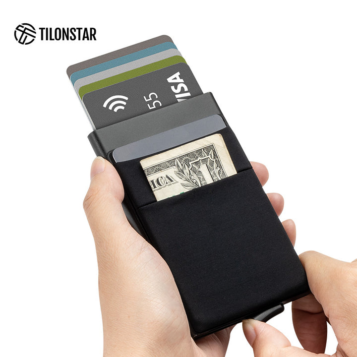 TVC106 Card Holder - Elastic Cloth Slot For Cash & Coins,TILONSTAR