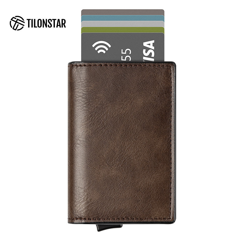 TVC200 Card Holder - Built-in Aluminum Card Holder with Back Slot Wallet,TILONSTAR