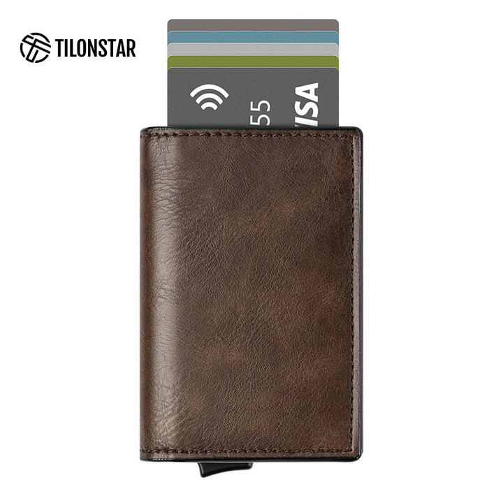 TVC200 Card Holder - Built-in Aluminum Card Holder with Back Slot Wallet,TILONSTAR