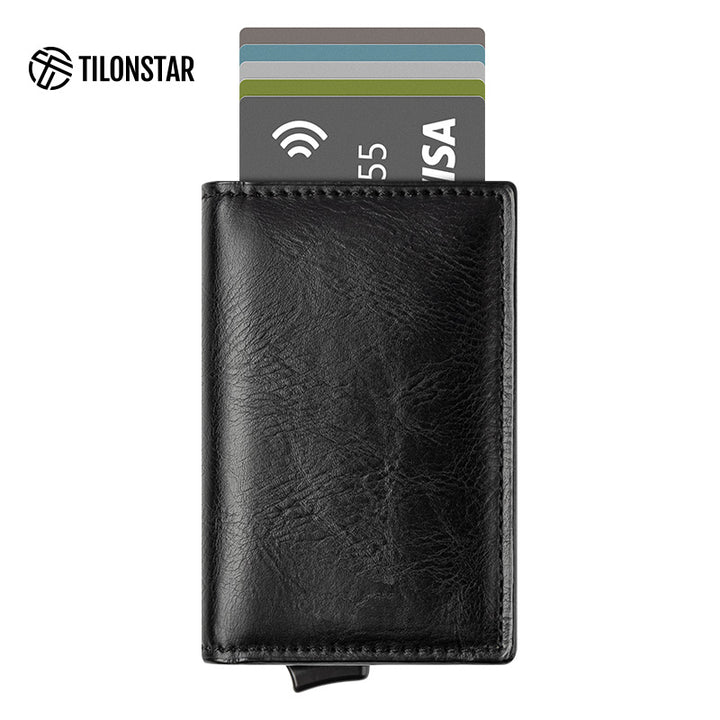 TVC200 Card Holder - Built-in Aluminum Card Holder with Back Slot Wallet,TILONSTAR