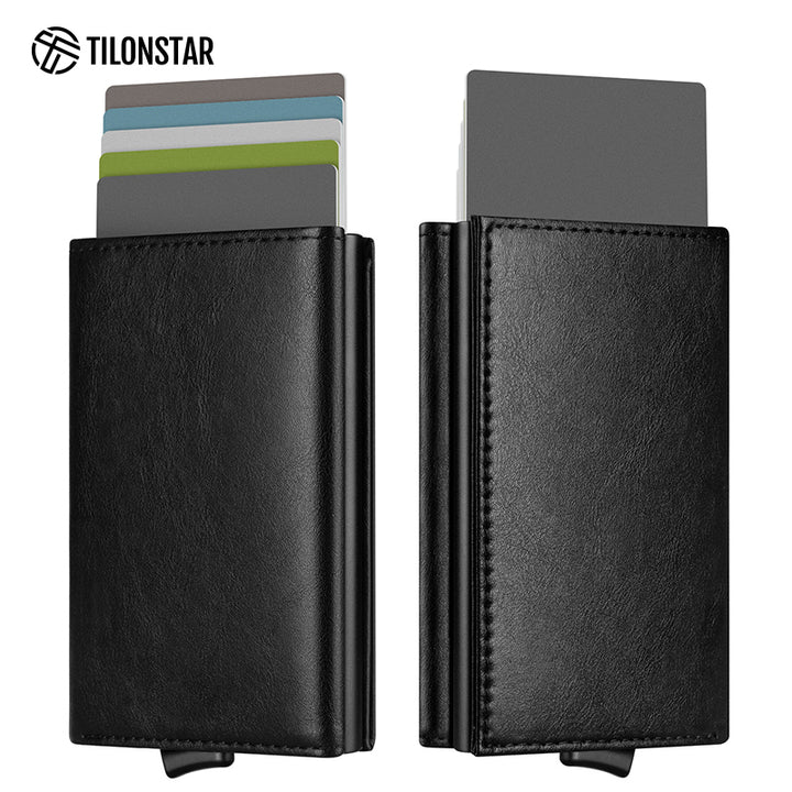 TVC208 - Card Wallet With ID Window and Banknote Compartment,TILONSTAR