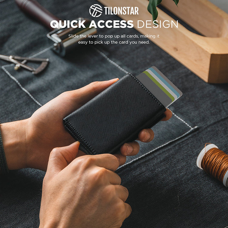 TVC208 - Card Wallet With ID Window and Banknote Compartment,TILONSTAR