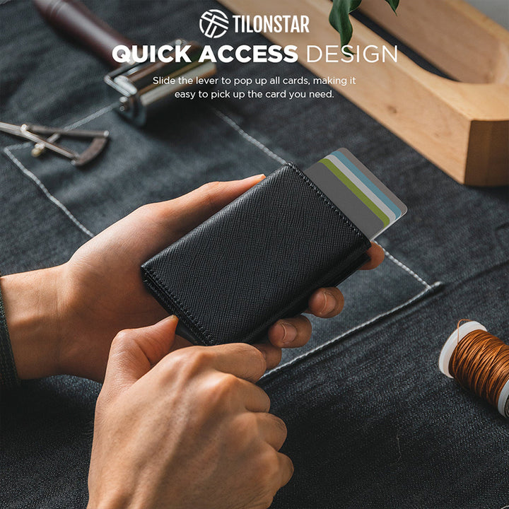 TVC208 - Card Wallet With ID Window and Banknote Compartment,TILONSTAR