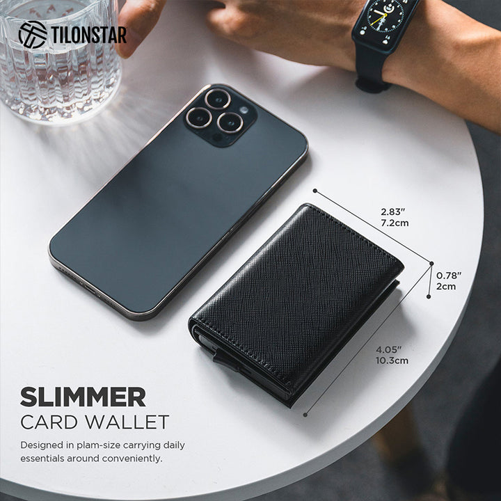 TVC208 - Card Wallet With ID Window and Banknote Compartment,TILONSTAR