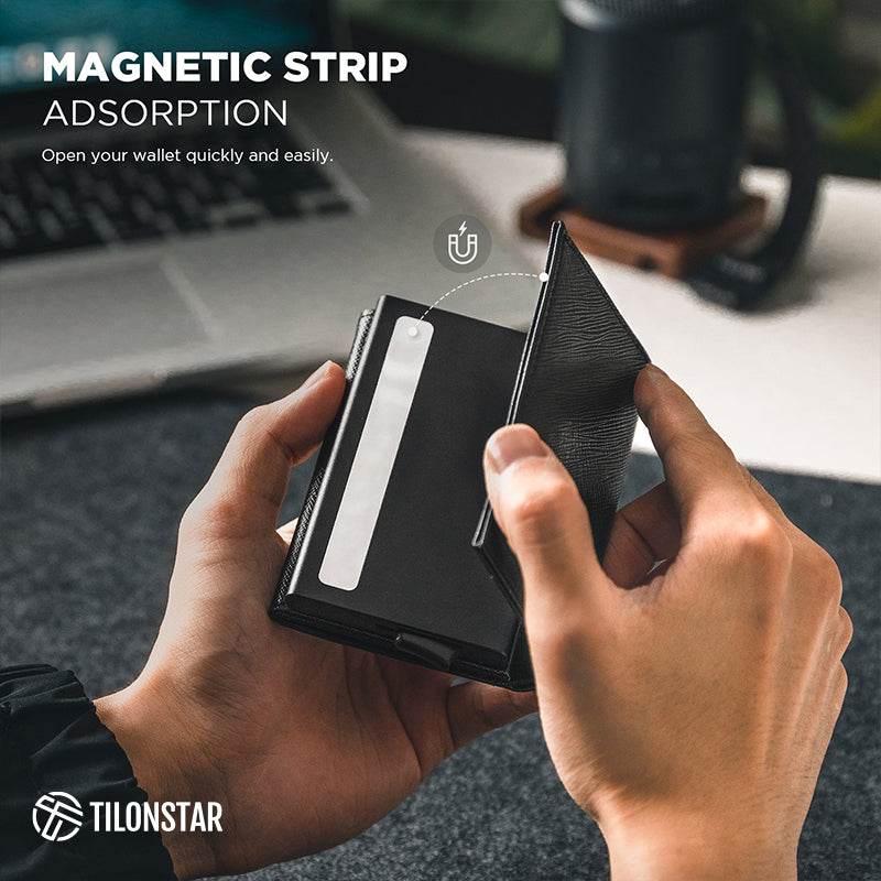 TVC208 - Card Wallet With ID Window and Banknote Compartment,TILONSTAR