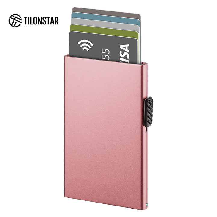 TVC300 - Side Slider Mechanism Light Slim Pop Up Aluminum Card Holder