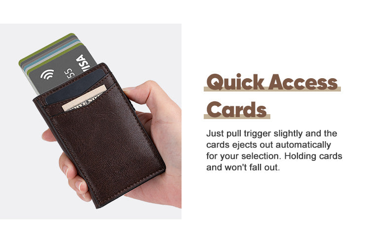 TVC301 - Cardholder Business Minimalist Pop-up With RFID Blocking