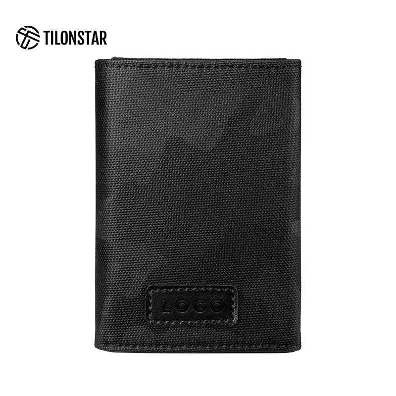 TVC302F Card Holder - Tri-Fold Waterproof Fabric Aluminum Pop Up Wallet,TILONSTAR
