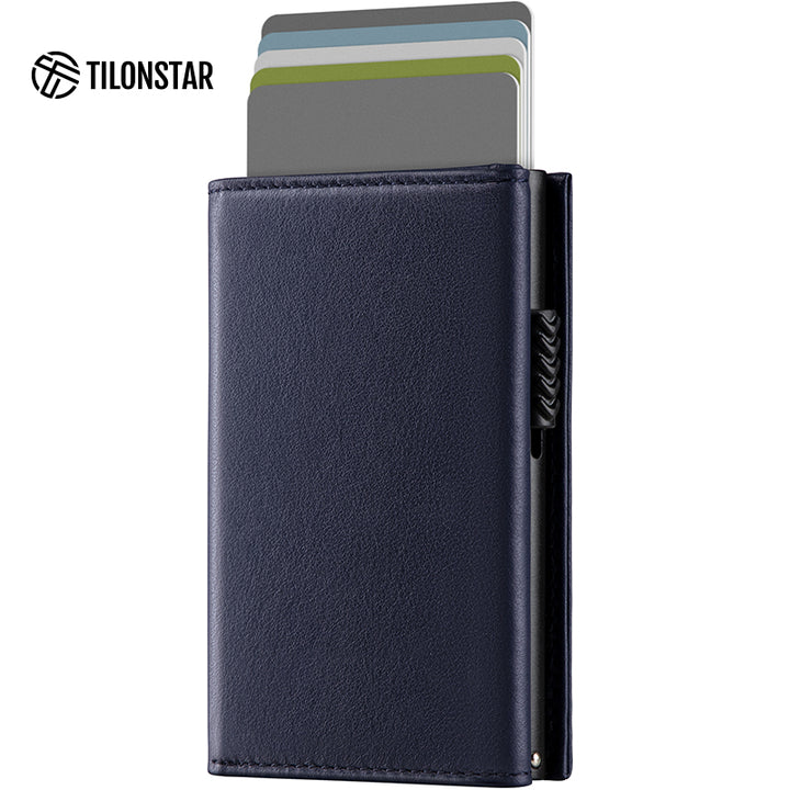TVC302P Card Holder - Genuine Leather Pop up Wallet For Men's,TILONSTAR