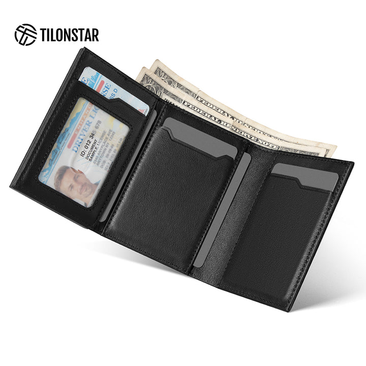 TVC302P Card Holder - Genuine Leather Pop up Wallet For Men's,TILONSTAR