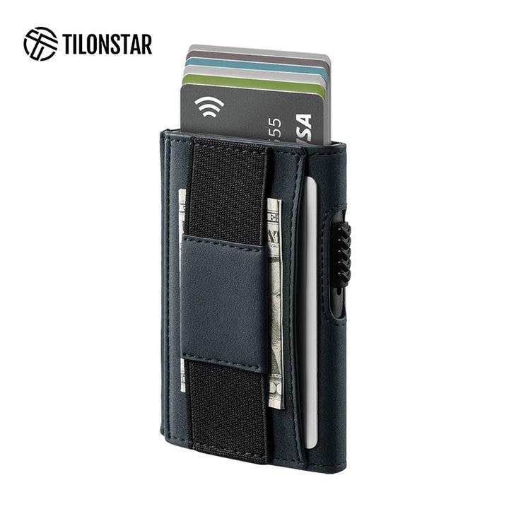 TVC320- Rfid Pop Up Bank Credit Card Holder With Elastic Band,TILONSTAR
