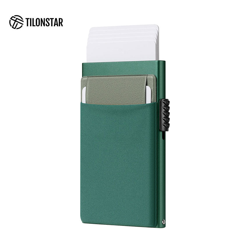 TVC327 - Pop Up Wallet Credit Card Holder With Cloth Pockets,TILONSTAR