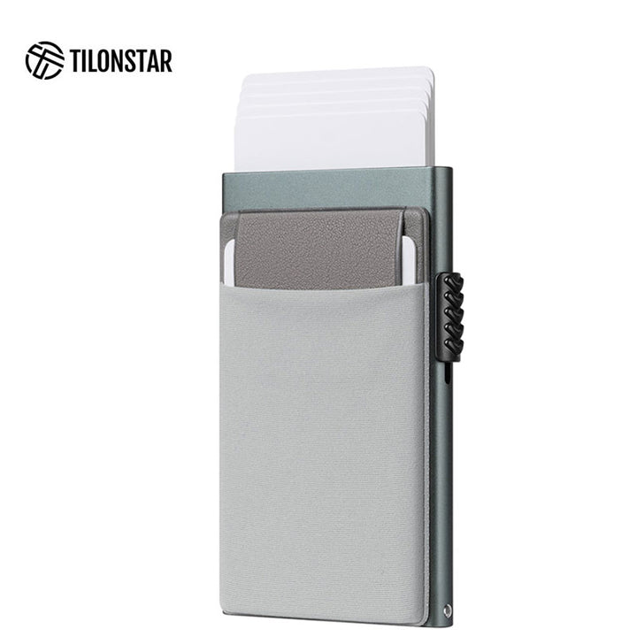 TVC327 - Pop Up Wallet Credit Card Holder With Cloth Pockets,TILONSTAR