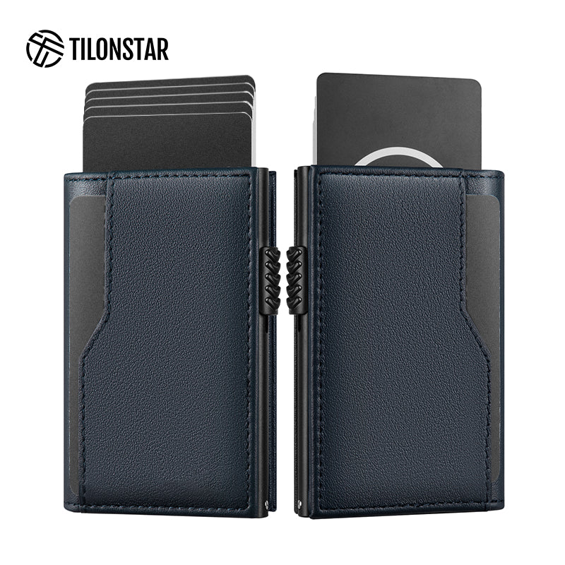 TVC337P - Genuine Leather Slim Pop-up Wallet For Men