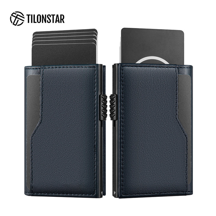 TVC337P - Genuine Leather Slim Pop-up Wallet For Men