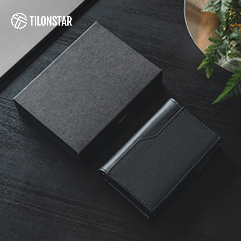 TVC337P - Genuine Leather Slim Pop-up Wallet For Men