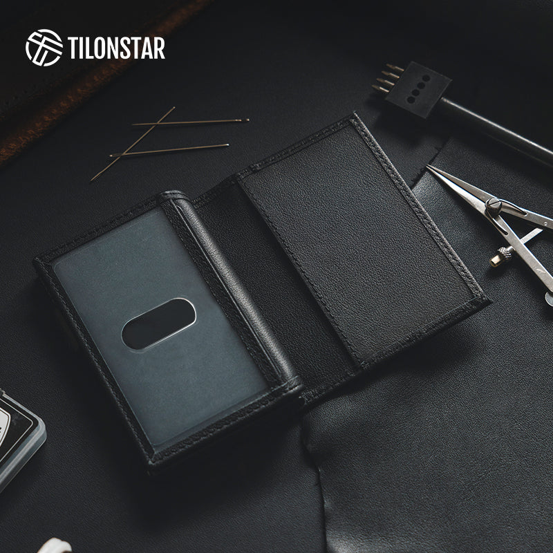 TVC337P - Genuine Leather Slim Pop-up Wallet For Men