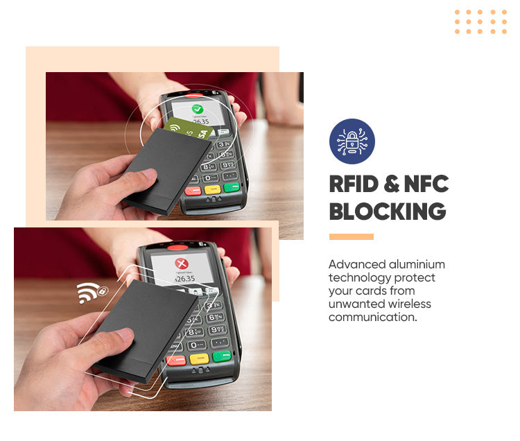 TVC500 - Patented Pop up Slim Aluminum Card Holder