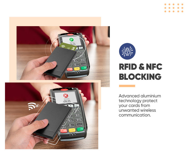 TVC500 - Patented Pop up Slim Aluminum Card Holder