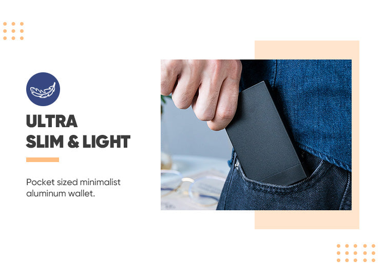 TVC500 - Patented Pop up Slim Aluminum Card Holder