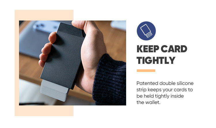 TVC500 - Patented Pop up Slim Aluminum Card Holder
