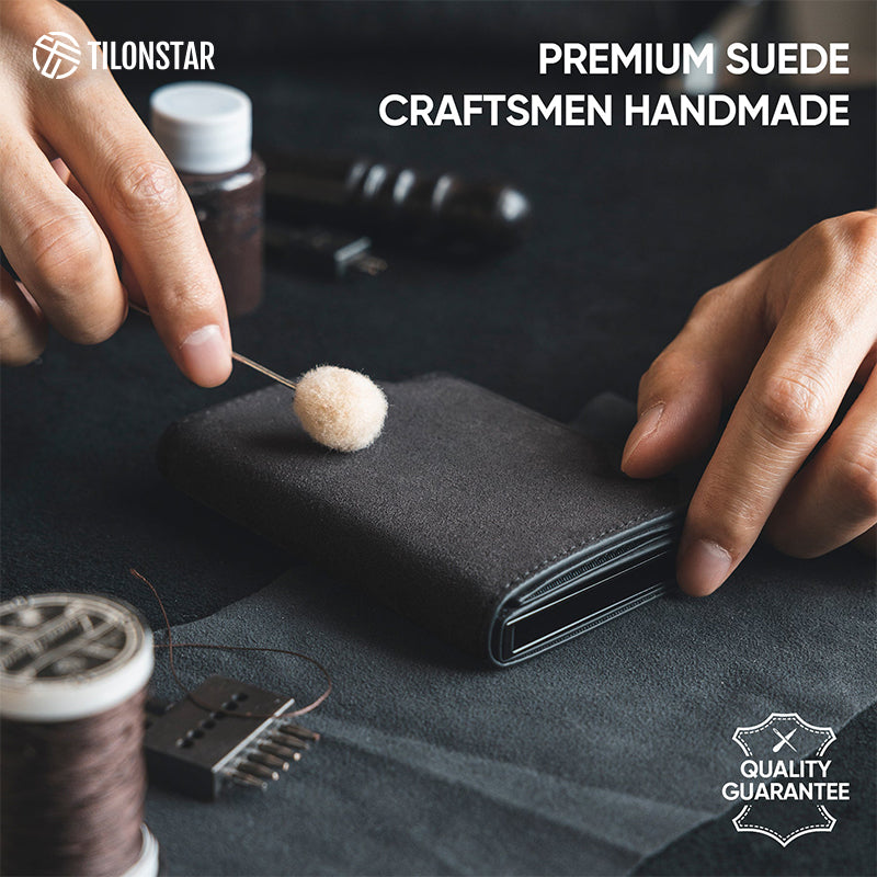 TVC502a - Wallet Pop Up With Alcantara Leather And Aluminum Case