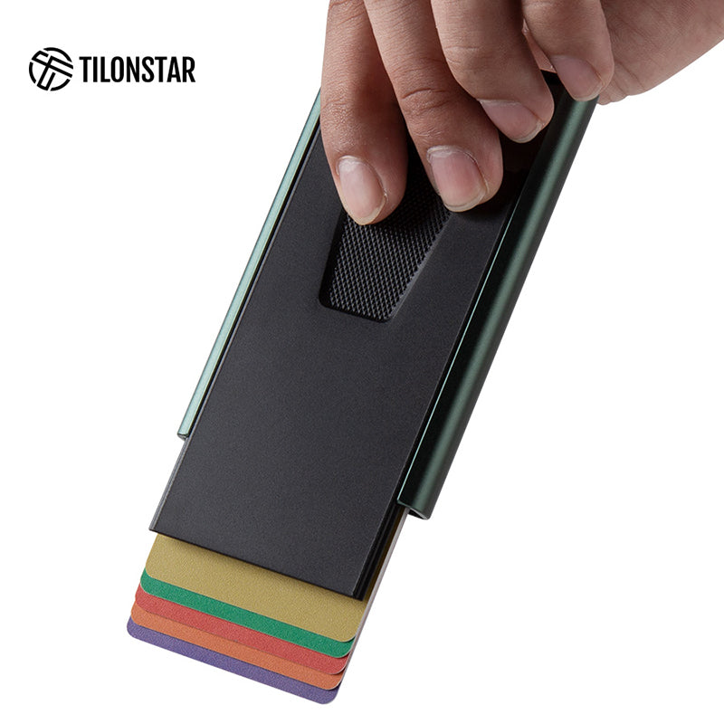 TVC900c - Push Up Aluminum Card Holder with Money Clip
