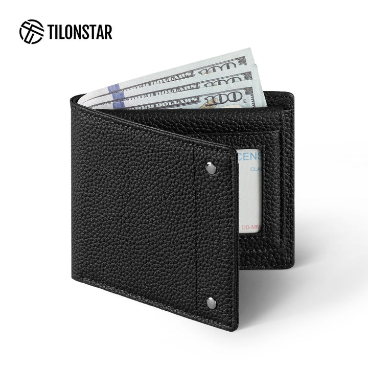 TVW109P - Genuine Leather Bifold Wallet With Card Slot