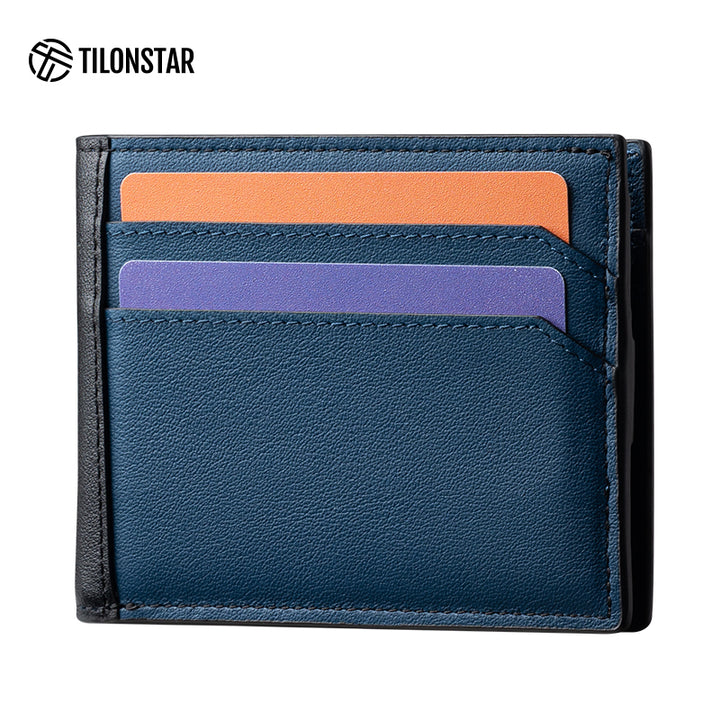 TVW128P Wallet - Genuine Leather Bifold Coin Credit Card,TILONSTAR